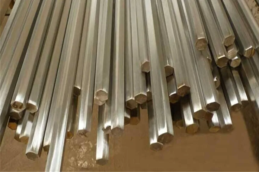 Barra hexagonal de acero inoxidable