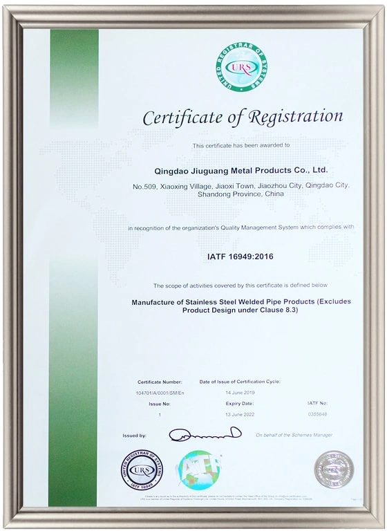 Certificate of Registration