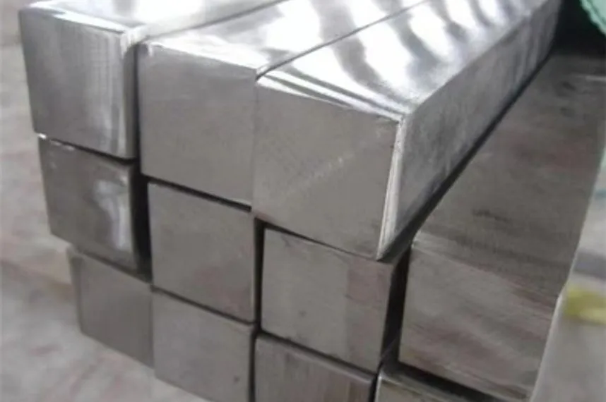 Barra cuadrada de acero inoxidable