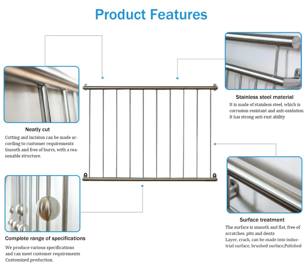 Stainless Stair Railing Manufacturer | Custom Steel Stair Railings Supplier