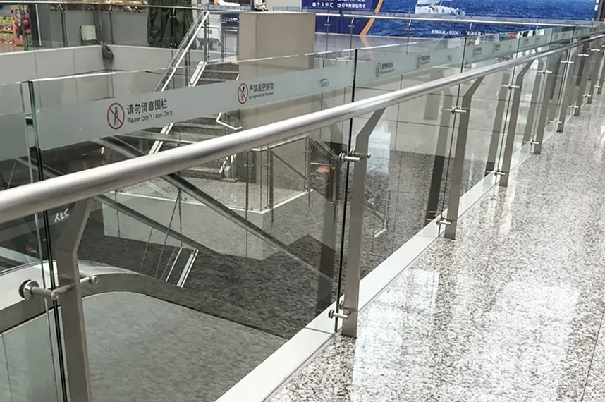 Glasbalustrade Treppe