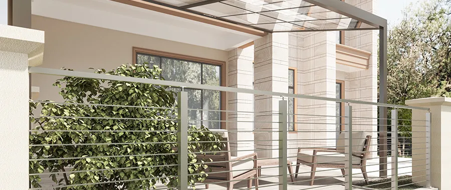steel balustrade