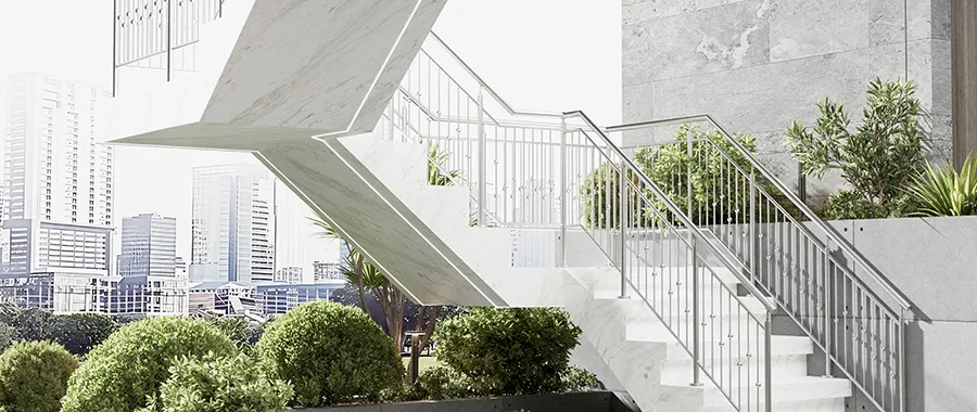 stainless steel handrail