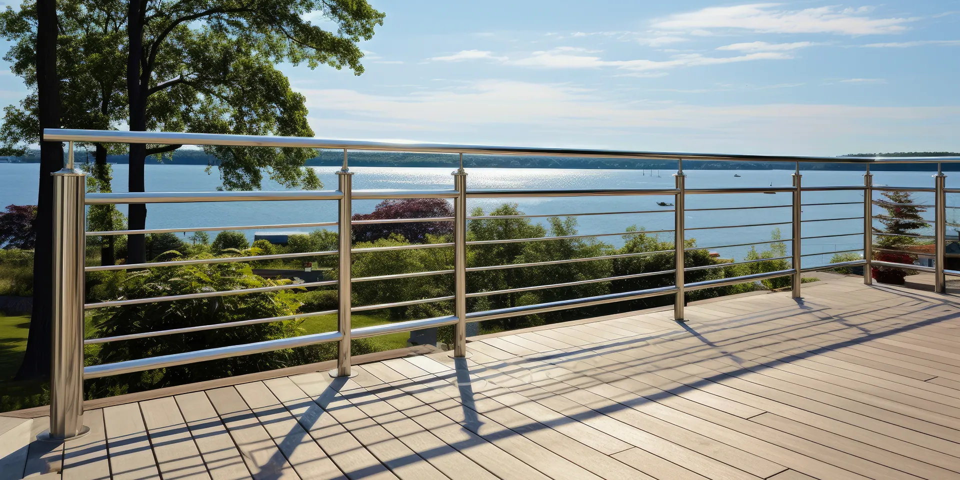stainless stair railing