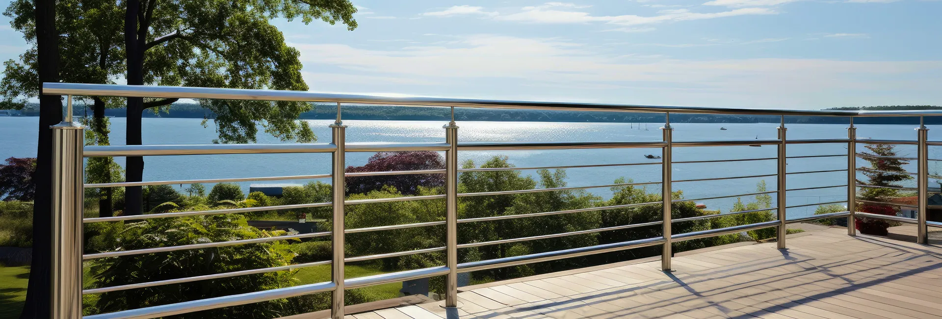 stainless stair railing