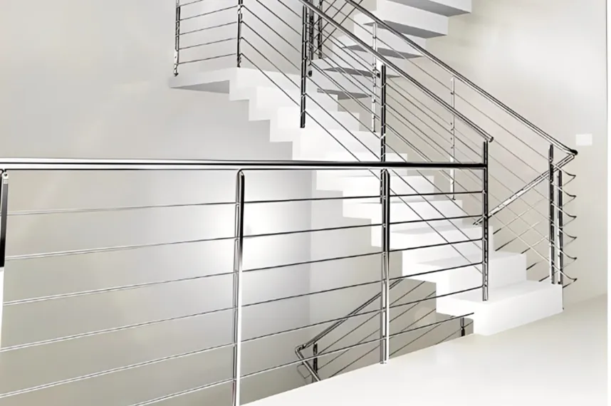 Stainless Steel Handrail Design:Stainless Steel Handrail & Railing Ideas for Your Stair 1 Stairs Steel Grill Design