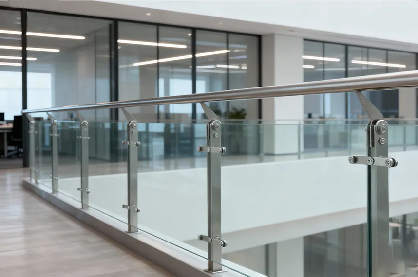 What is the typical lifespan of a glass railing in real projects?
