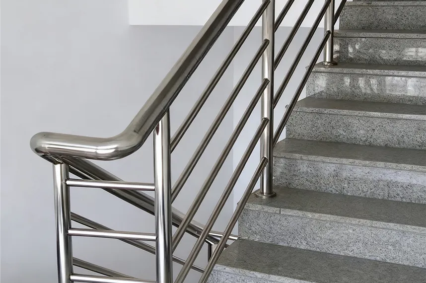 What Is Polished Stainless Steel? How to Polish Stainless Steel and Compare Brushed Finishes 2 Public Stairs Railing System
