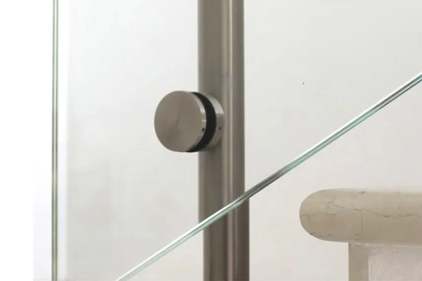 Floor Mounted Stainless Steel Glass Railing Post (1)